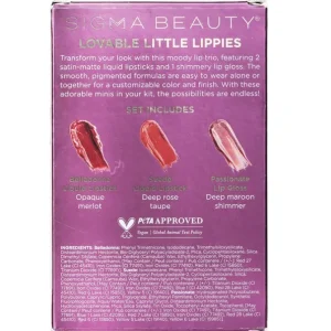 Adored Mini Lip Set (2x Liquid Lipstick + 1x Lip Gloss)