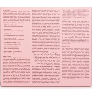 Anti-Pollution Hydrating Face Mask