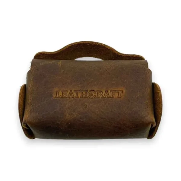Atlas Distressed Leather Business Case For Apple Airpods Pro(Coffee)