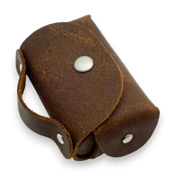 Atlas Distressed Leather Business Case For Apple Airpods Pro(Coffee)