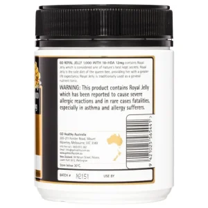 [Authorized Sales Agent] GO Healthy GO Royal Jelly 1,000 with 10-HDA 12mg SoftGel Capsules - 180 Pack