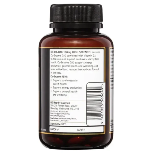 [Authorized Sales Agent] GO Co-Q10 160mg High Strength - 100 Softgel Caps