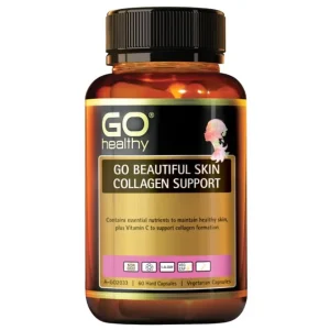 [Authorized Sales Agent] GO Healthy GO Beautiful Skin Collagen Support VegeCapsules - 60 Pack