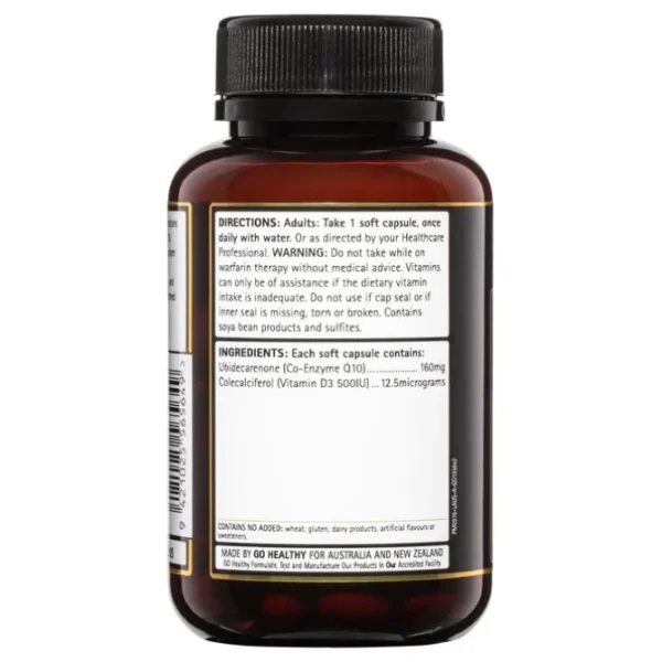[Authorized Sales Agent] GO Co-Q10 160mg High Strength - 100 Softgel Caps