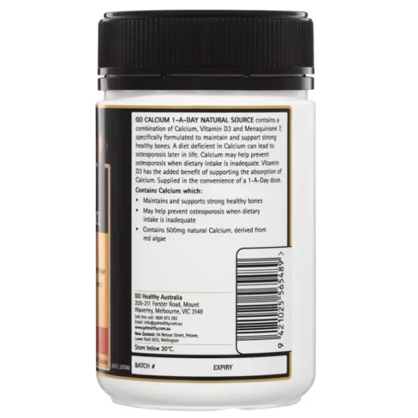 [Authorized Sales Agent] GO Calcium 1-A-Day - 120 Vcaps