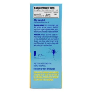 Baby 400 IU Vitamin D3 Drops