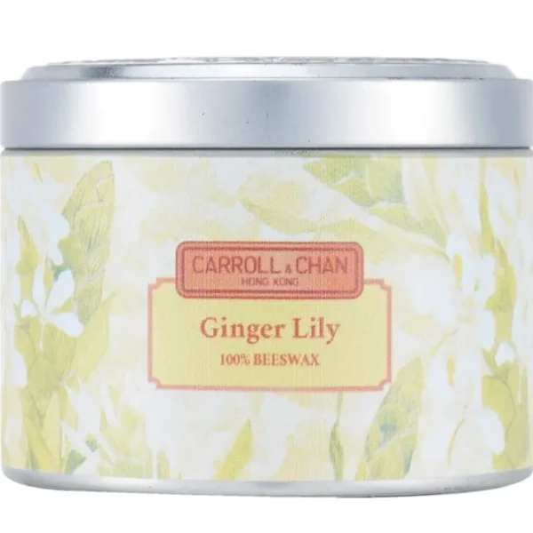 100% Beeswax Tin Candle - Ginger Lily