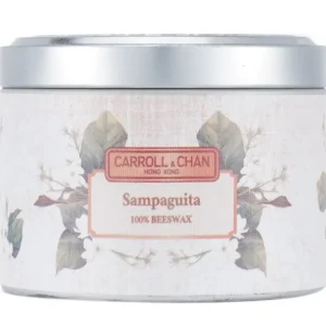 100% Beeswax Tin Candle - Sampaguita