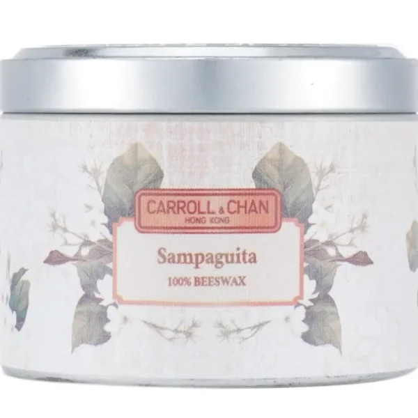 100% Beeswax Tin Candle - Sampaguita