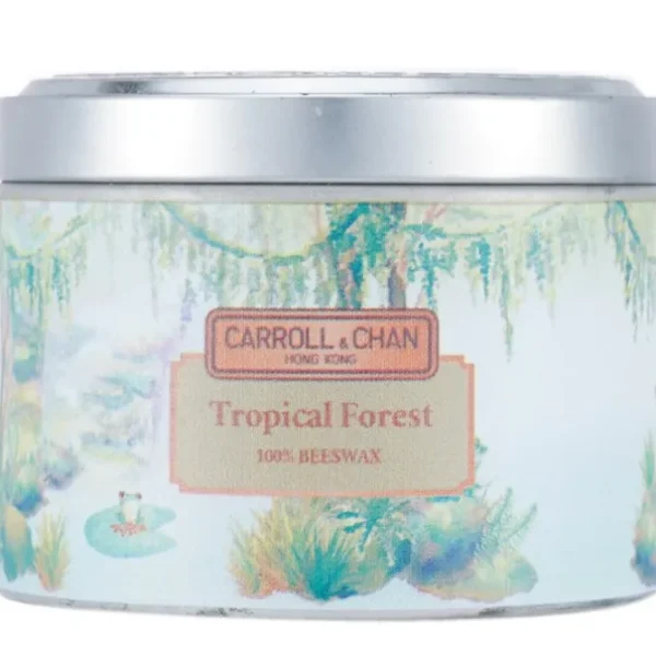 100% Beeswax Tin Candle - Tropical Forest