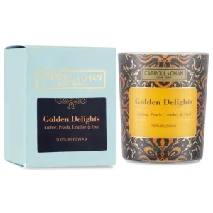 100% Beeswax Votive Candle - Golden Delights