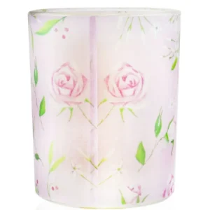 100% Beeswax Votive Candle - Jasmine Rose Cranberry