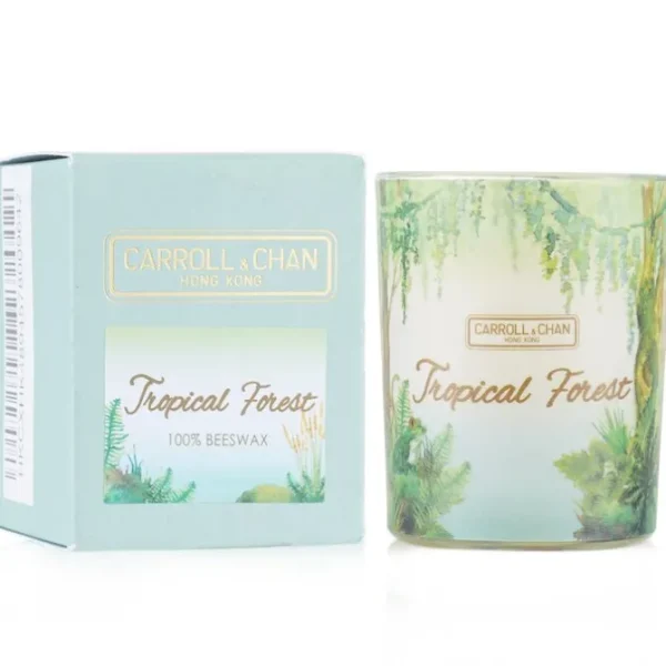 100% Beeswax Votive Candle - Tropical Forest