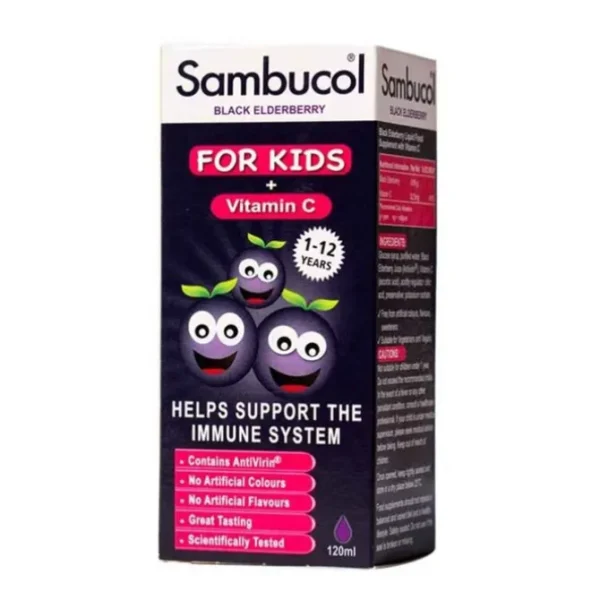 BLACK ELDERBERRY LIQUID FOR KIDS (Vitamin C)