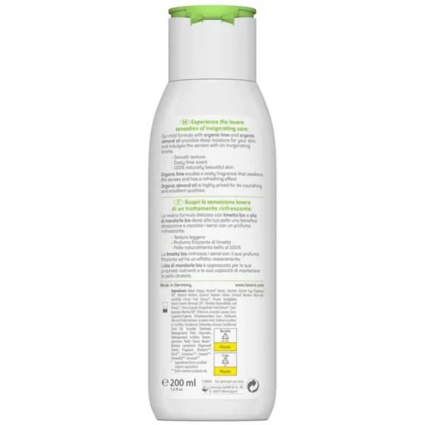 Body Lotion (Regreshing) - With Lime & Organic Almond Oil - For Normal Skin