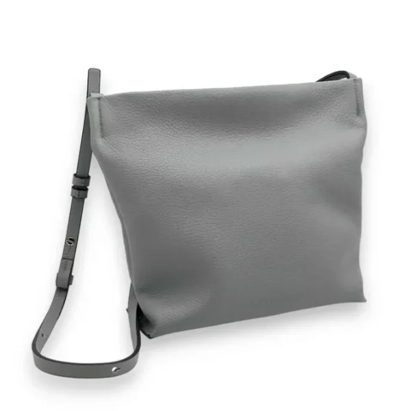 Calista Poppy Cowhide Crossbody Leather Bag(White)