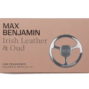 Car Fragrance Gift Set - Irish Leather & Oud