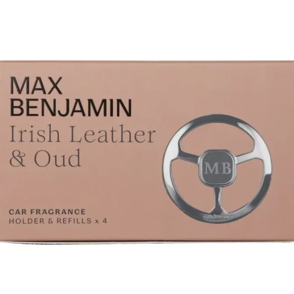 Car Fragrance Gift Set - Irish Leather & Oud
