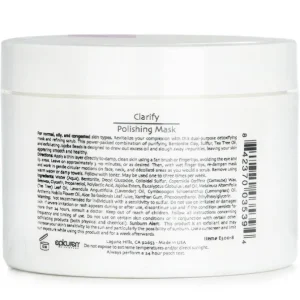 Clarify Polishing Mask - For Normal, Oily & Congested Skin Types (Salon Size)