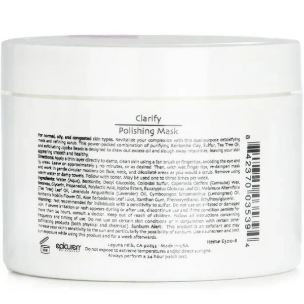 Clarify Polishing Mask - For Normal, Oily & Congested Skin Types (Salon Size)