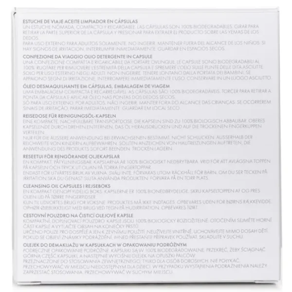 Cleansing Oil Capsules Travel Case