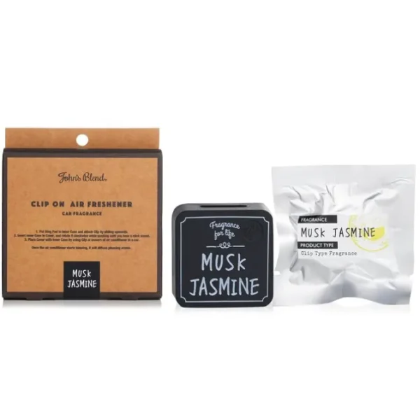 Clip On Air Freshener Car Fragrance - Musk Jasmine