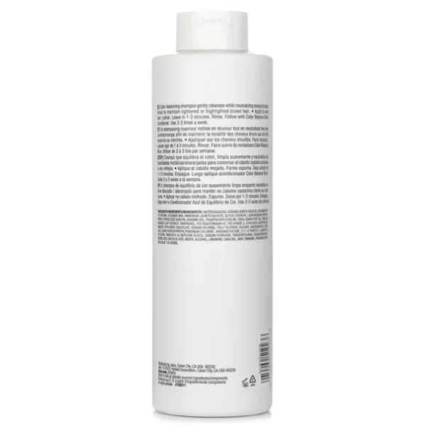 Color Balance Blue Shampoo (Eliminates Brassy/Orange Tones on Lightened Brown Hair)