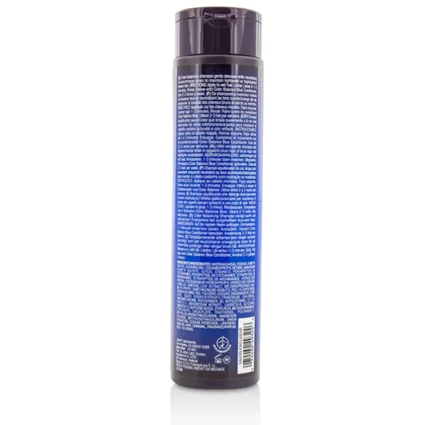 Color Balance Blue Shampoo (Eliminates Brassy/Orange Tones on Lightened Brown Hair)