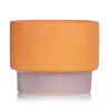 Color Block Ceramic Candle - Violet & Vanilla