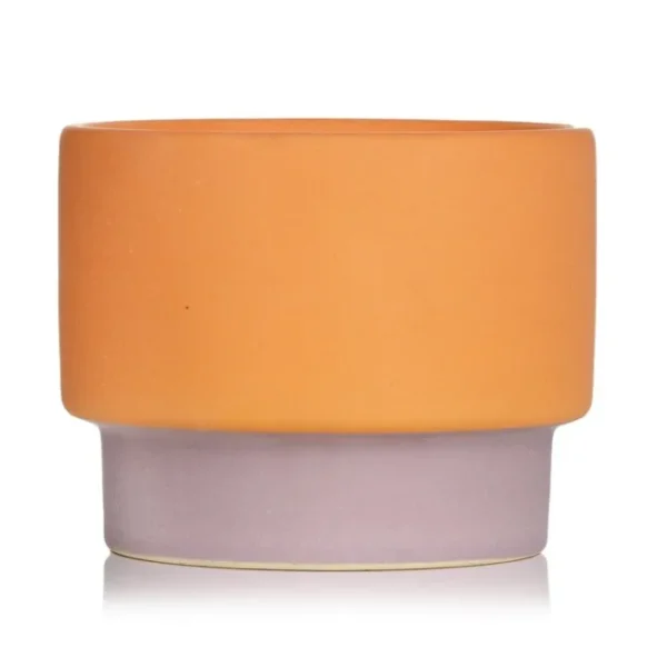Color Block Ceramic Candle - Violet & Vanilla