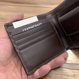 CONROY Business Italian Bridle Leather Card & Coin Wallet(Brown)