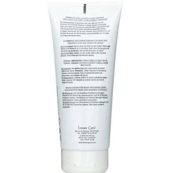 Creme Aux Fleurs Cleansing Treatment Cream Shampoo (For Very Dry Hair & Sensitive Scalp)