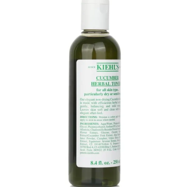 Cucumber Herbal Alcohol-Free Toner - For Dry or Sensitive Skin Types