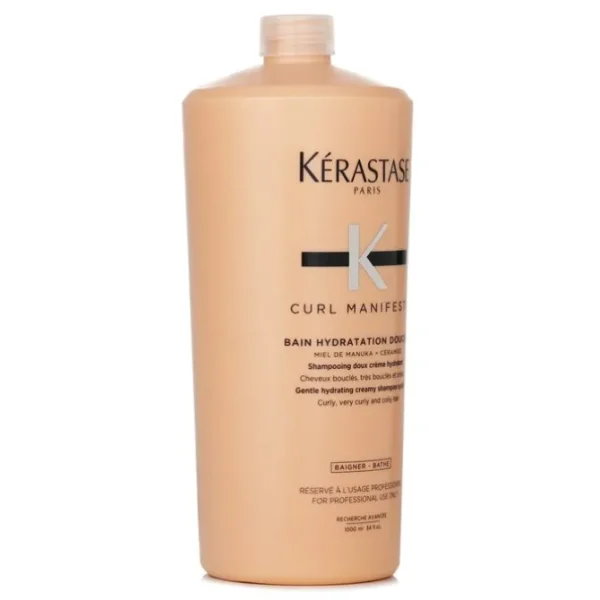 Curl Manifesto Bain Hydratation Douceur Shampoo Gentle Creamy Shampoo - For Curly, Very Curly & Coily Hair (Salon Size)