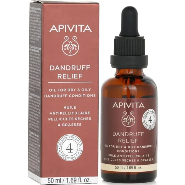 Dandruff Relief Oil with Celery, Propolis & 4 Essential Oils (For Dry & Oily Dandruff Conditions)
