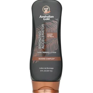 Dark Tanning Accelerator Lotion With Bronzers