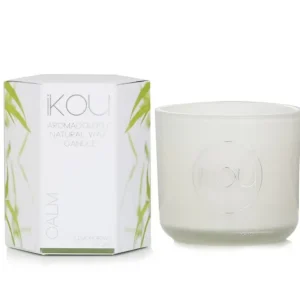 Eco-Luxury Aromacology Natural Wax Candle Glass - Calm (Lemongrass & Lime)