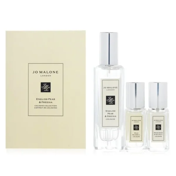 English Pear & Freesia Coffret: English Pear & Freesia 30ml + Wood Sage & Sea Salt 9ml + Wild Bluebell 9ml