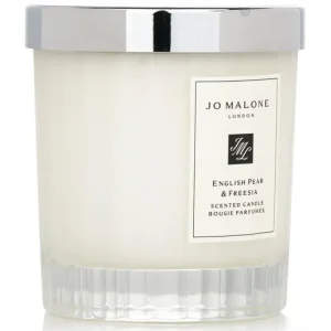 English Pear & Freesia Scented Candle (Fluted Glass Edition)