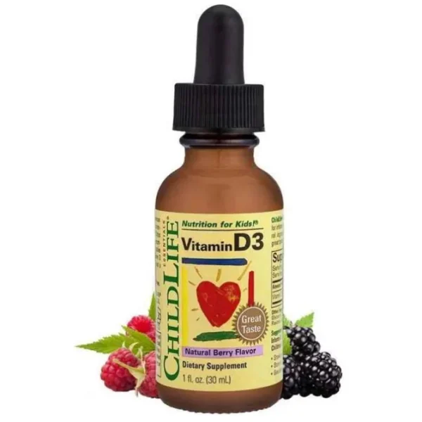 Essentials Vitamin D3 Natural Berry Flavor