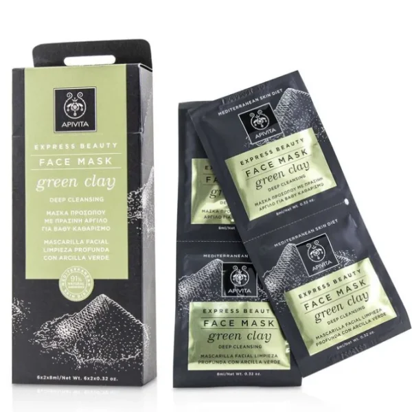 Express Beauty Face Mask with Green Clay (Deep Cleansing)