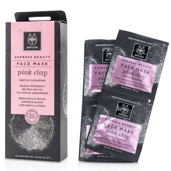 Express Beauty Face Mask with Pink Clay (Gentle Cleansing)