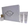 Fancy Love by Jessica Simpson for Women - 4 Pc Gift Set 3.4oz EDP Spray, 0.34oz EDP Mini Spray, 3oz Body Lotion, 3oz Bath and Shower Gel