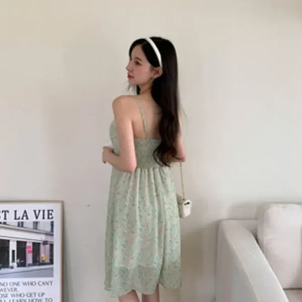 Floral Tie Front Dress