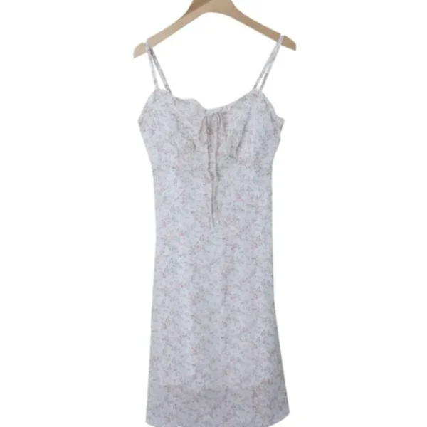 Floral Tie Front Dress