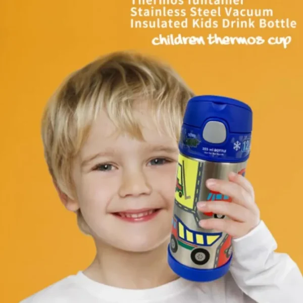 FUNtainer Stainless Steel Vacuum Insulated Drink Bottle-Astronauts