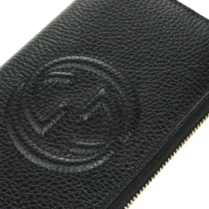 GG Long Zippy Wallet 598187 - Black