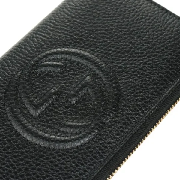 GG Long Zippy Wallet 598187 - Black