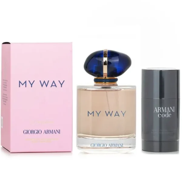 Giorgio Armani My Way Eau De Parfum Spray + Armani Code Deo Stick