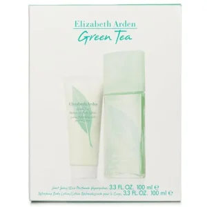 Green Tea Coffret: Eau Parfumee Spray 100ml/3.3oz + Refreshing Body Lotion 100ml/3.3oz